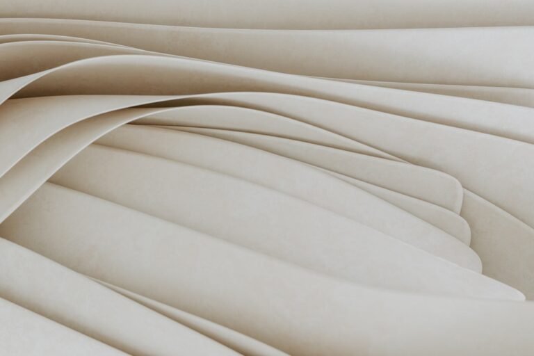 Sustainable activewear folded in earth tones