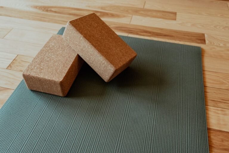 Wrist wedge support during a plank pose