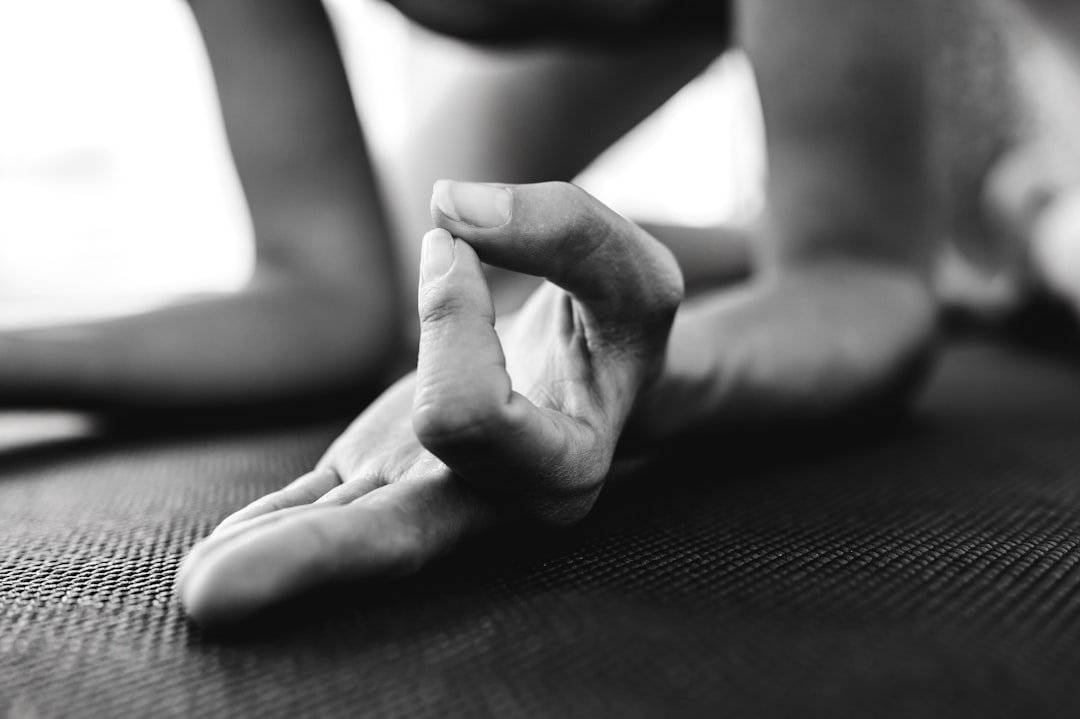 Wrist warm-up stretches before yoga practice